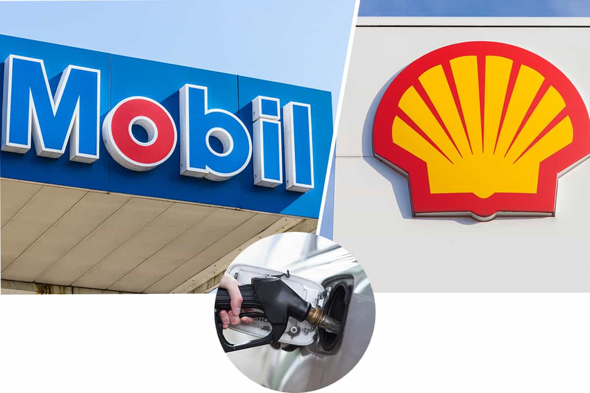 Mobil vs shell gas