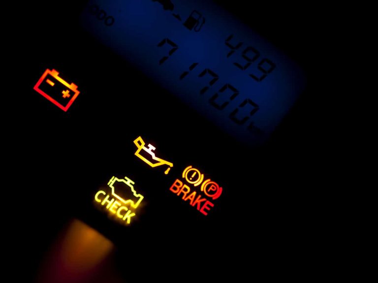 Battery Brake Light On