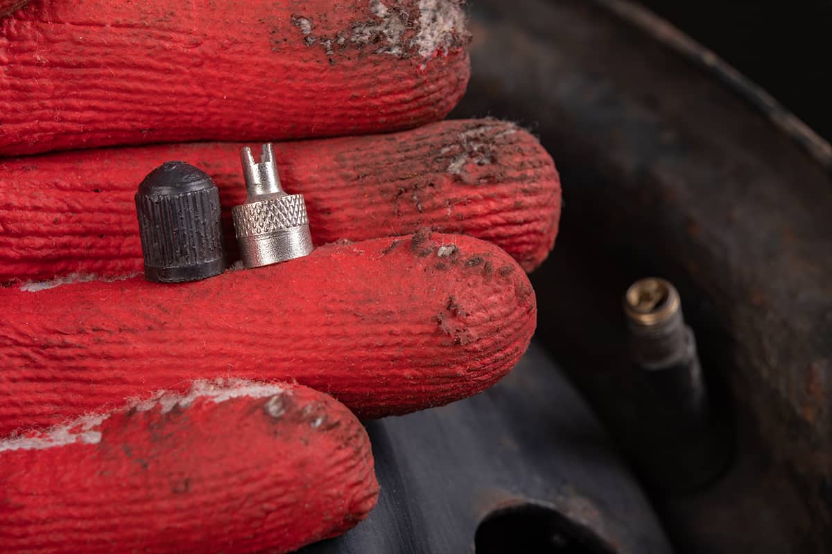 Replacement of a Missing Tire Air Cap