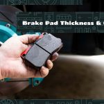 Brake pad thickness & chart
