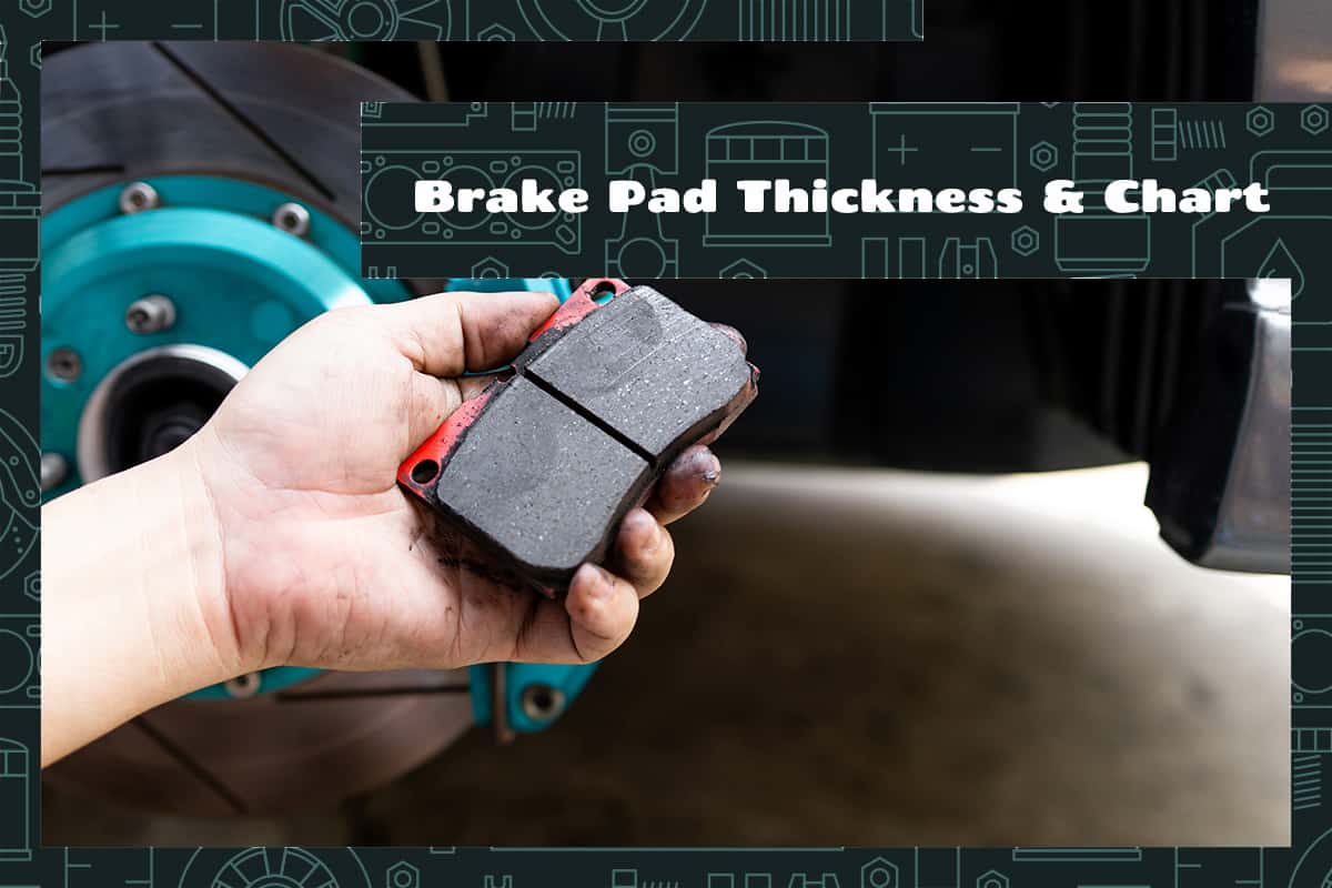 Brake pad thickness & chart